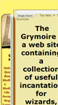 Mobile Screenshot of grymoire.com